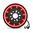 Spare Tire Brake Light Fit For Jeep Wrangler 2007-2018 JK JKU,232PCS LED Super Bright 3rd Third Stop Rear Wheel Lights Plug and Play,Red Smoke Black Design